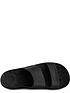  image of totes-ladies-solbounce-double-strap-slide-sandals-black