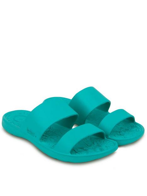 totes-ladies-solbounce-double-strap-slide-sandals-turquoise