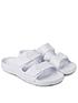  image of totes-ladies-solbounce-buckle-cross-slide-sandals-white