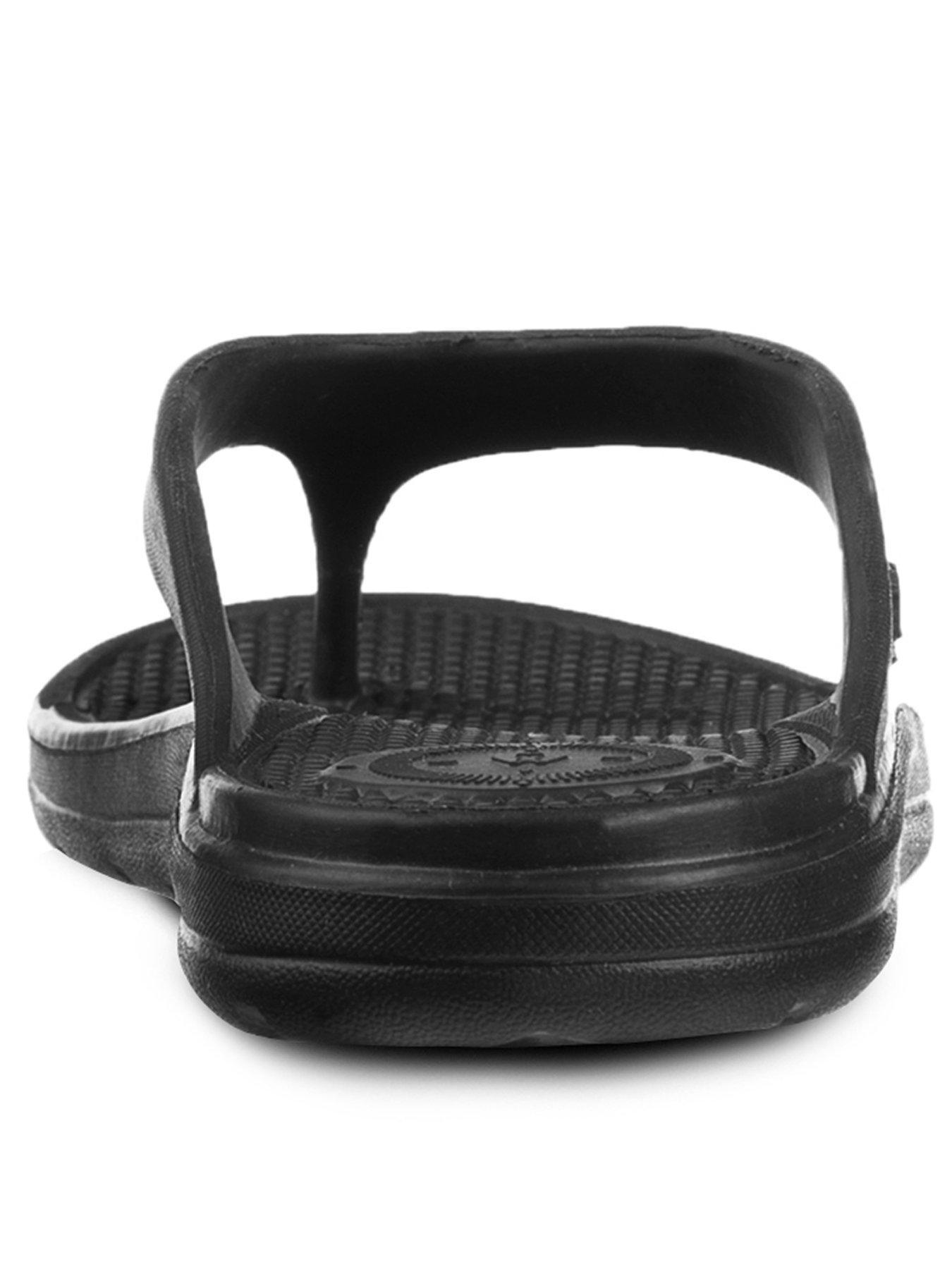  image of totes-totes-solbounce-ladies-toe-post-black