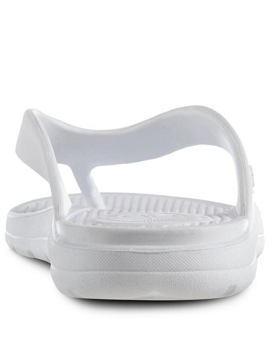 stillFront image of totes-ladies-solbounce-with-toe-post-sandals-white