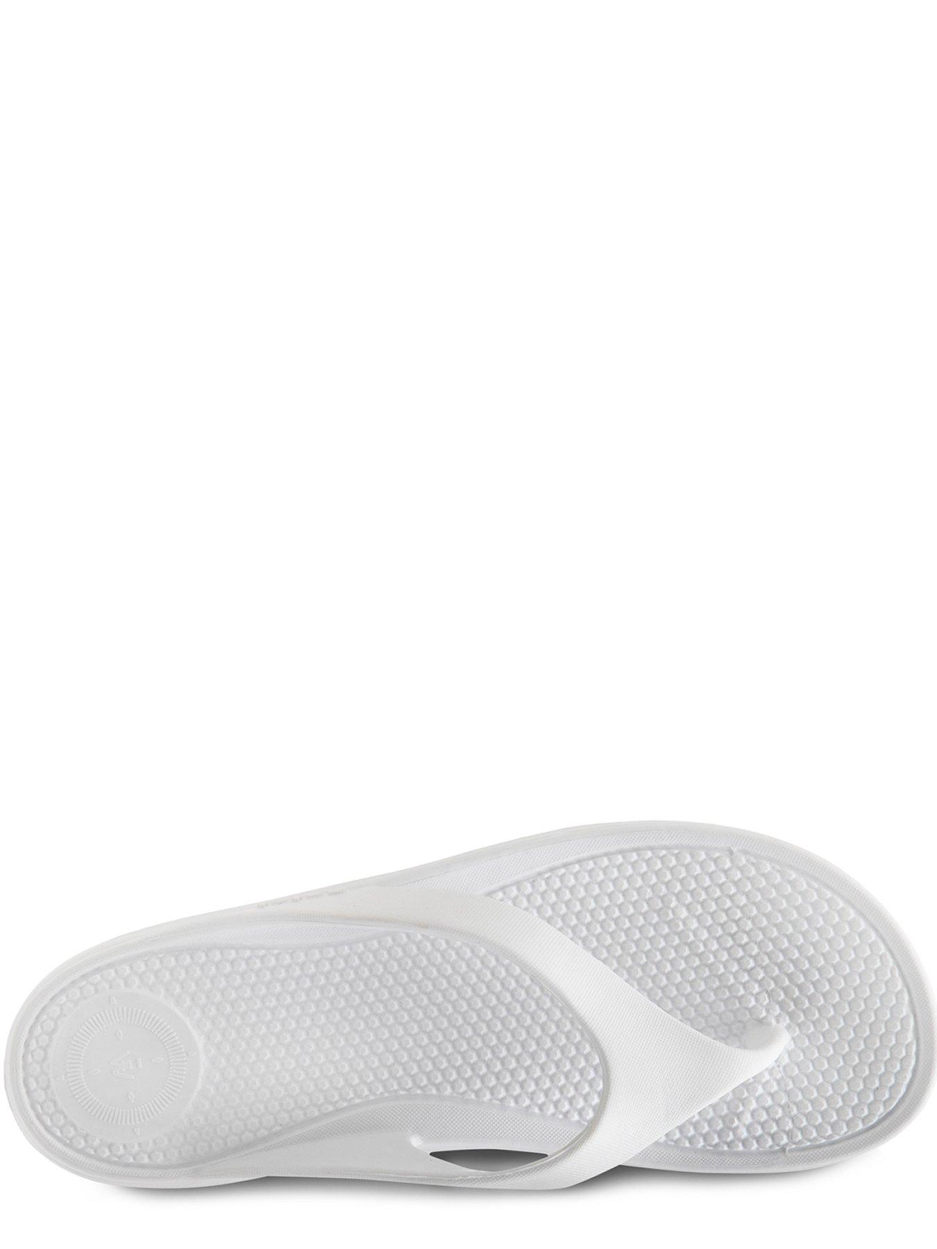  image of totes-ladies-solbounce-with-toe-post-sandals-white
