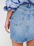  image of v-by-very-denim-a-line-skirt-mid-wash