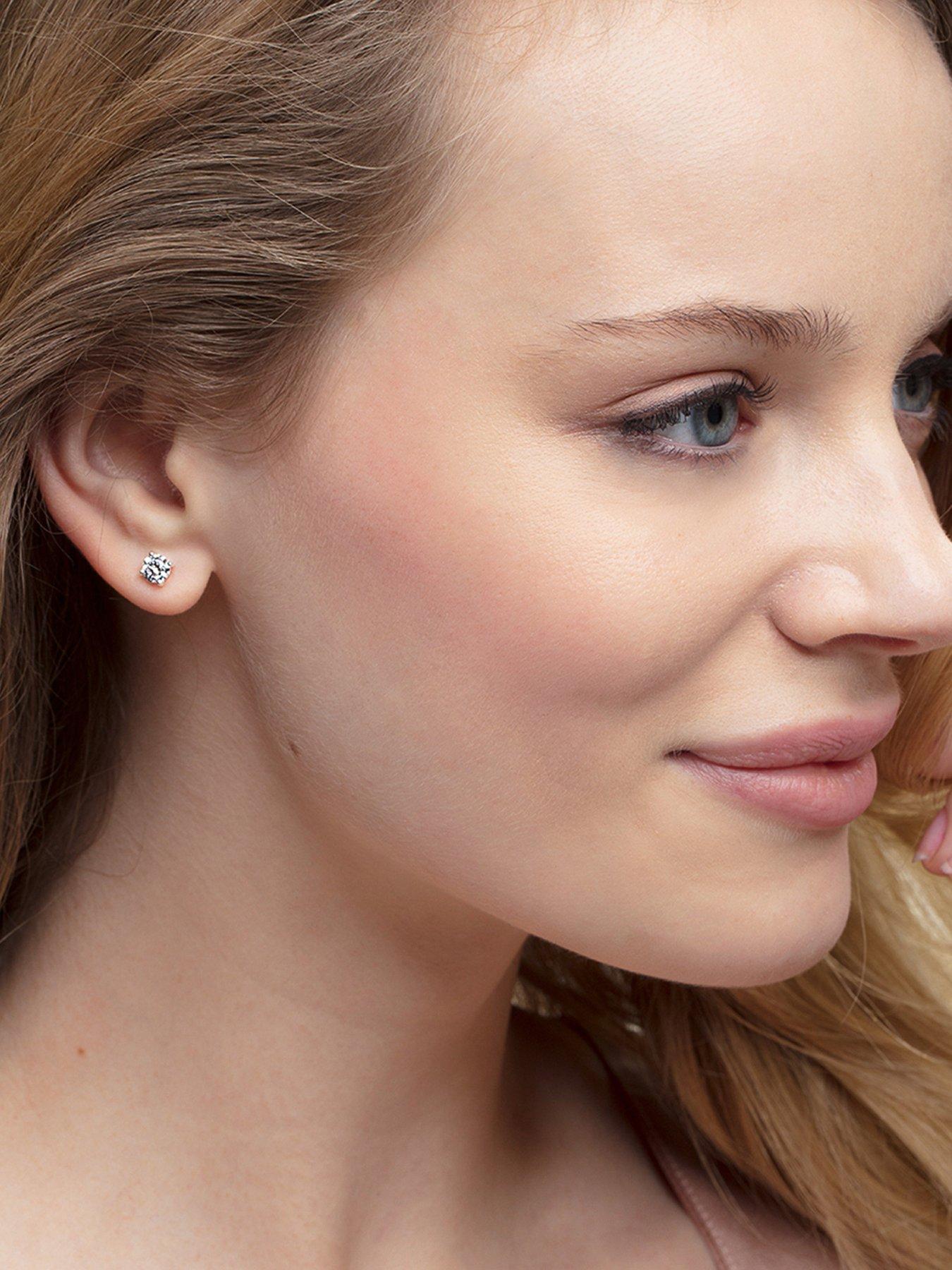 Image 2 of 3 of Thomas Sabo Square Stud Earrings