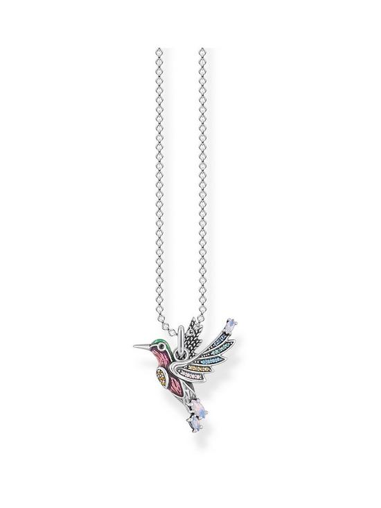 front image of thomas-sabo-hummingbird-necklace