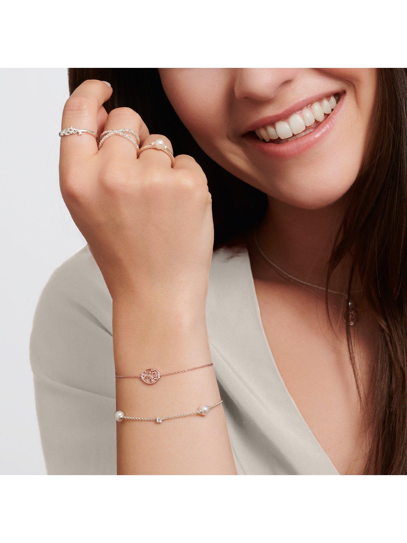Image 2 of 3 of Thomas Sabo Delicate Pearl Bracelet