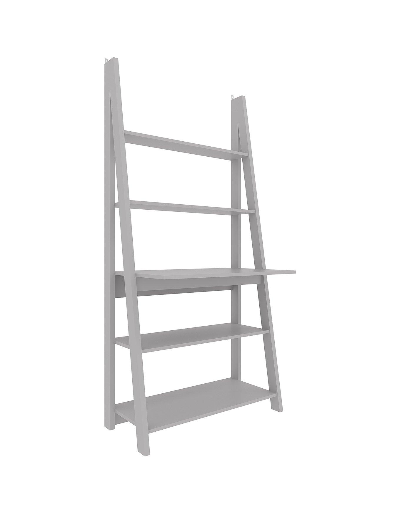 stillFront image of lpd-furniture-tiva-ladder-desk-grey