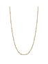  image of simply-silver-sterling-silver-14ct-gold-plated-mop-ball-necklace