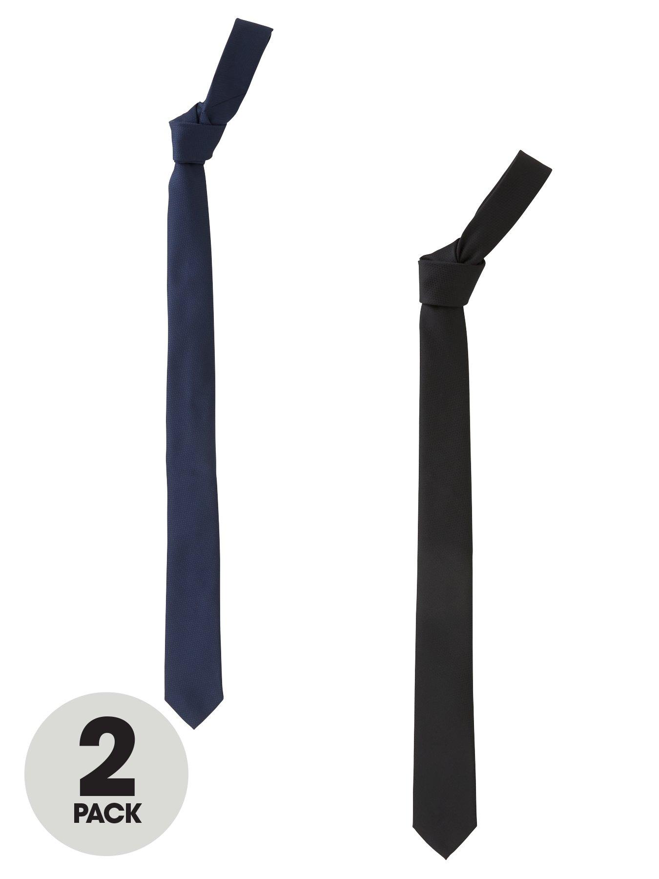  image of very-man-tie-navyblack-2-pk