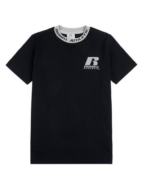 russell-athletic-boys-jaquard-collar-t-shirt-black