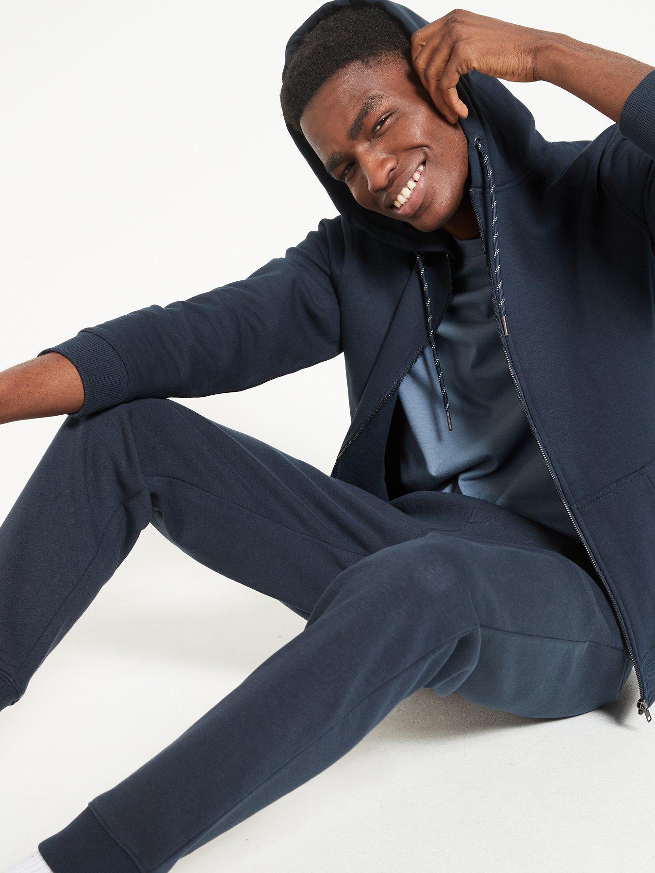  image of everyday-essential-zip-through-hoodienbsp--navy