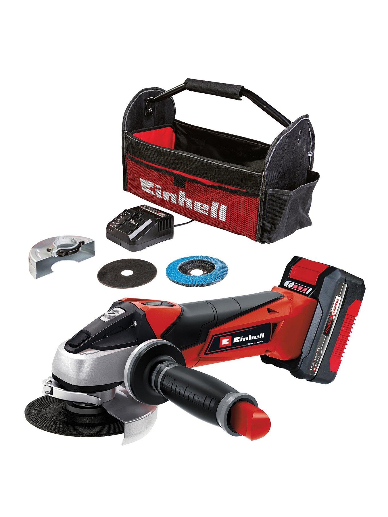 Einhell PXC 115mm Cordless Angle Grinder - TE-AG 18/115 Li (18V includes battery)