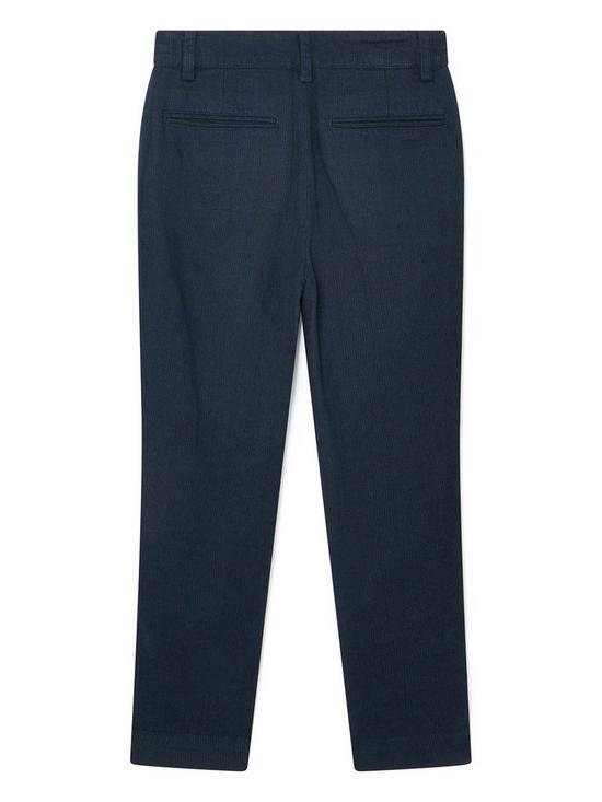 back image of monsoon-boys-formal-trousers-navy