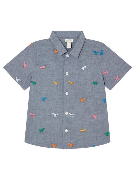 monsoon-boys-dinosaur-embroidered-chambray-shirt-grey