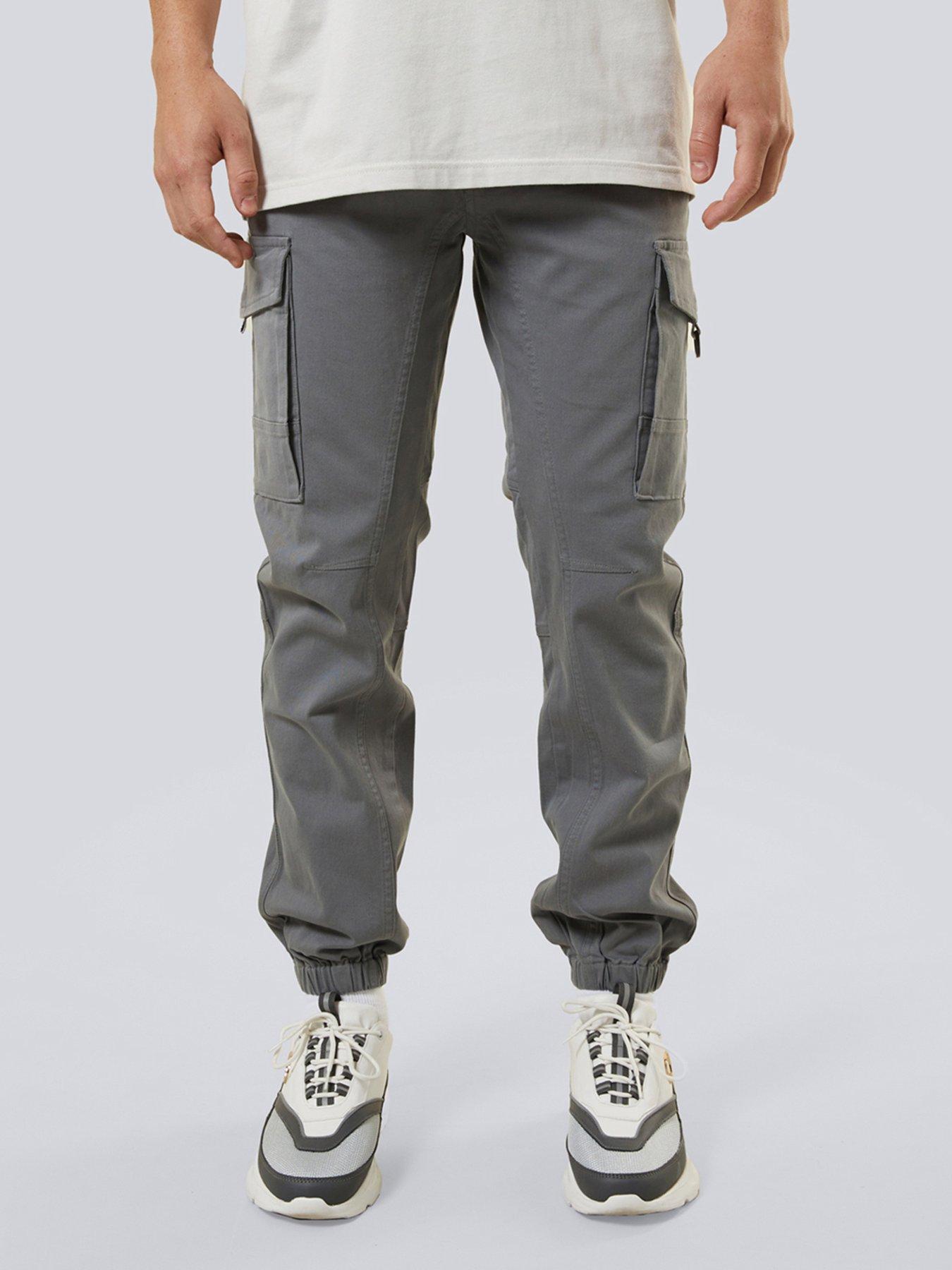 Criminal Damage Manhattan Cargo Trousers - Grey | littlewoods.com