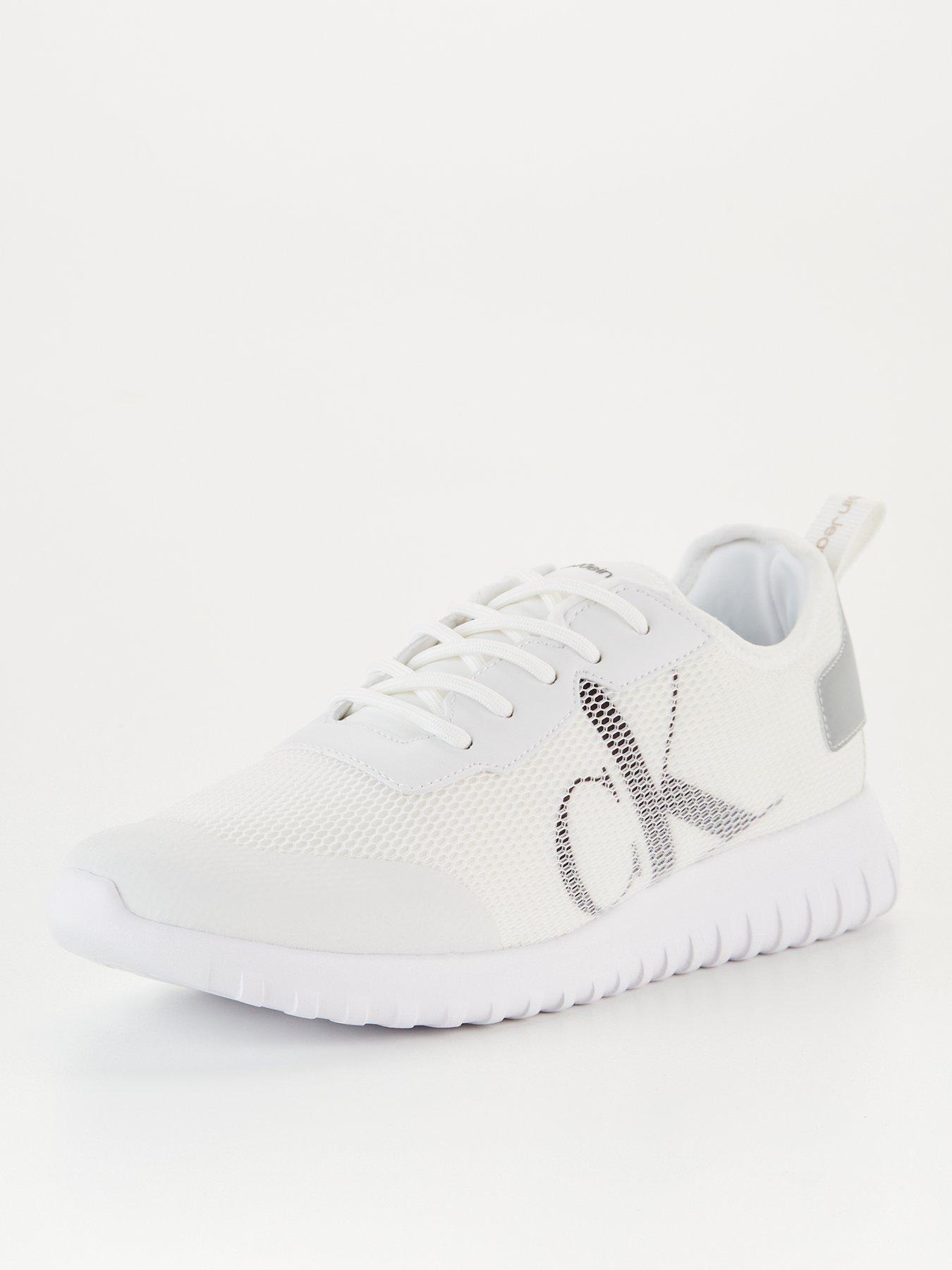 calvin klein jeans rosilee runner trainers in white