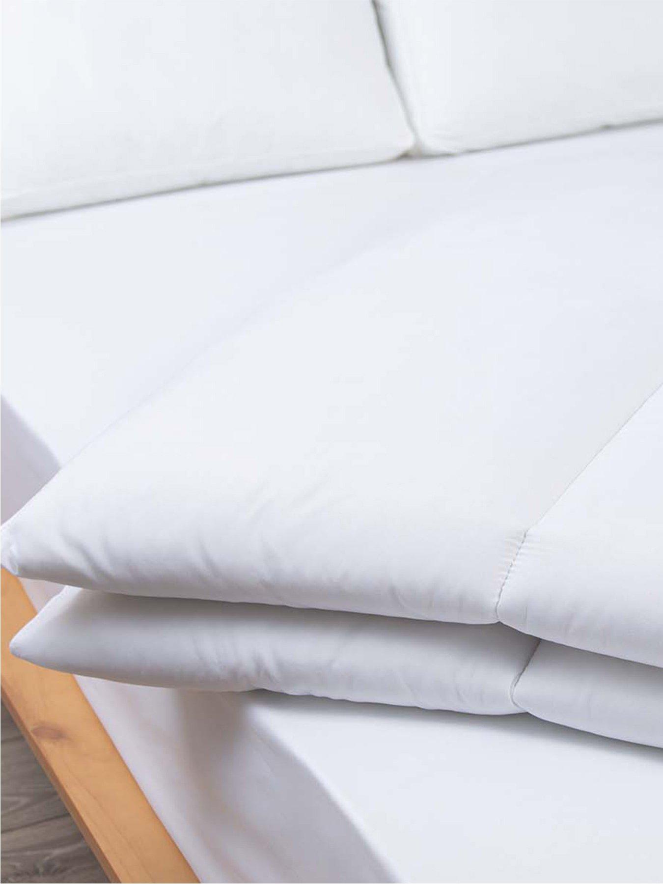  image of very-home-soft-touch-and-extra-bounce-15-tog-duvet-white