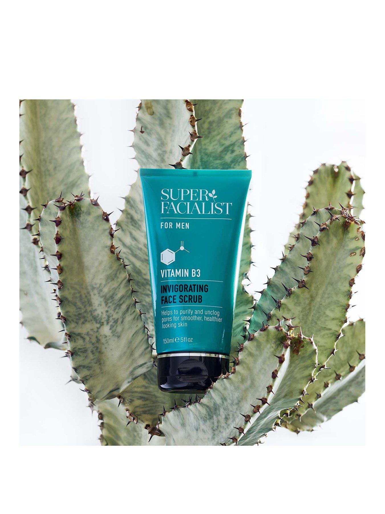  image of super-facialist-superfacialist-for-men-vitamin-b3-invigorating-face-scrub-150ml
