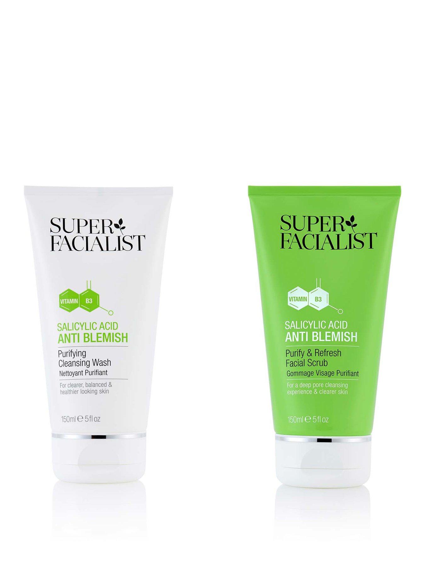 undefined Acid Anti Blemish Purifying Cleansing Wash and Salicylic Acid Anti Blemish Purify  &  Refresh Facial Scrub Duo