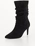  image of v-by-very-comfort-point-slouch-calf-boot-black