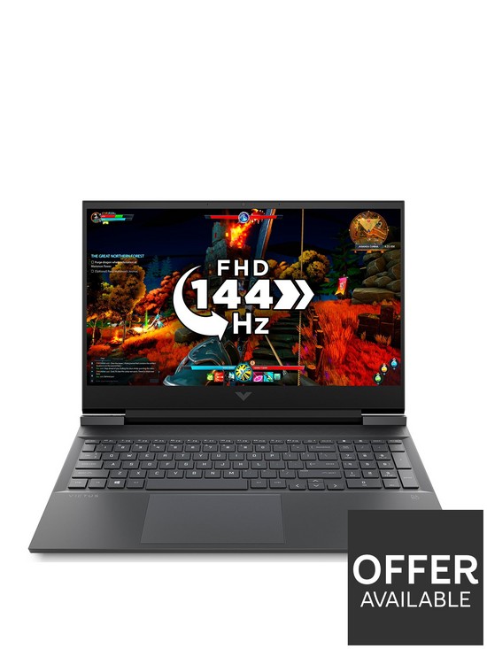 front image of hp-16-d0016na-victus-laptop-16in-fhd-144hz-intel-core-i7-16gb-ramnbsp512gb-ssdnbsp--silver