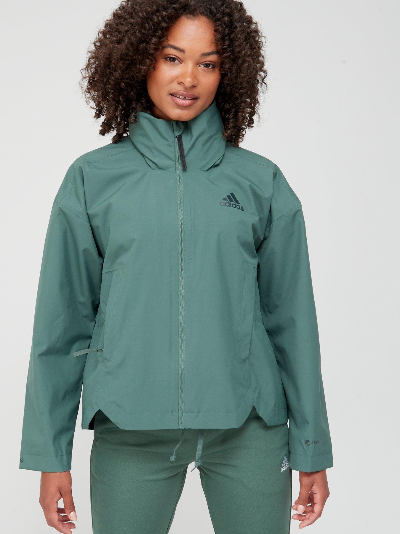 Adidas army green jacket online