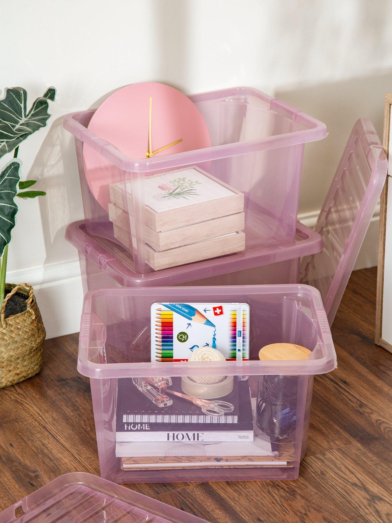 wham-set-of-3-pink-crystal-28-litre-plastic-storage-boxes