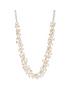  image of mood-silver-plated-pearl-and-bead-cluster-allway-necklace