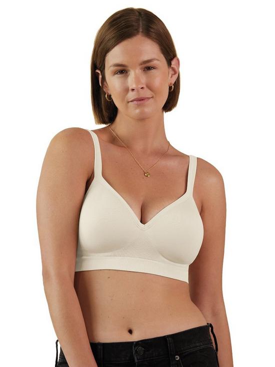 front image of bravado-muse-everyday-non-wired-comfort-bra-white