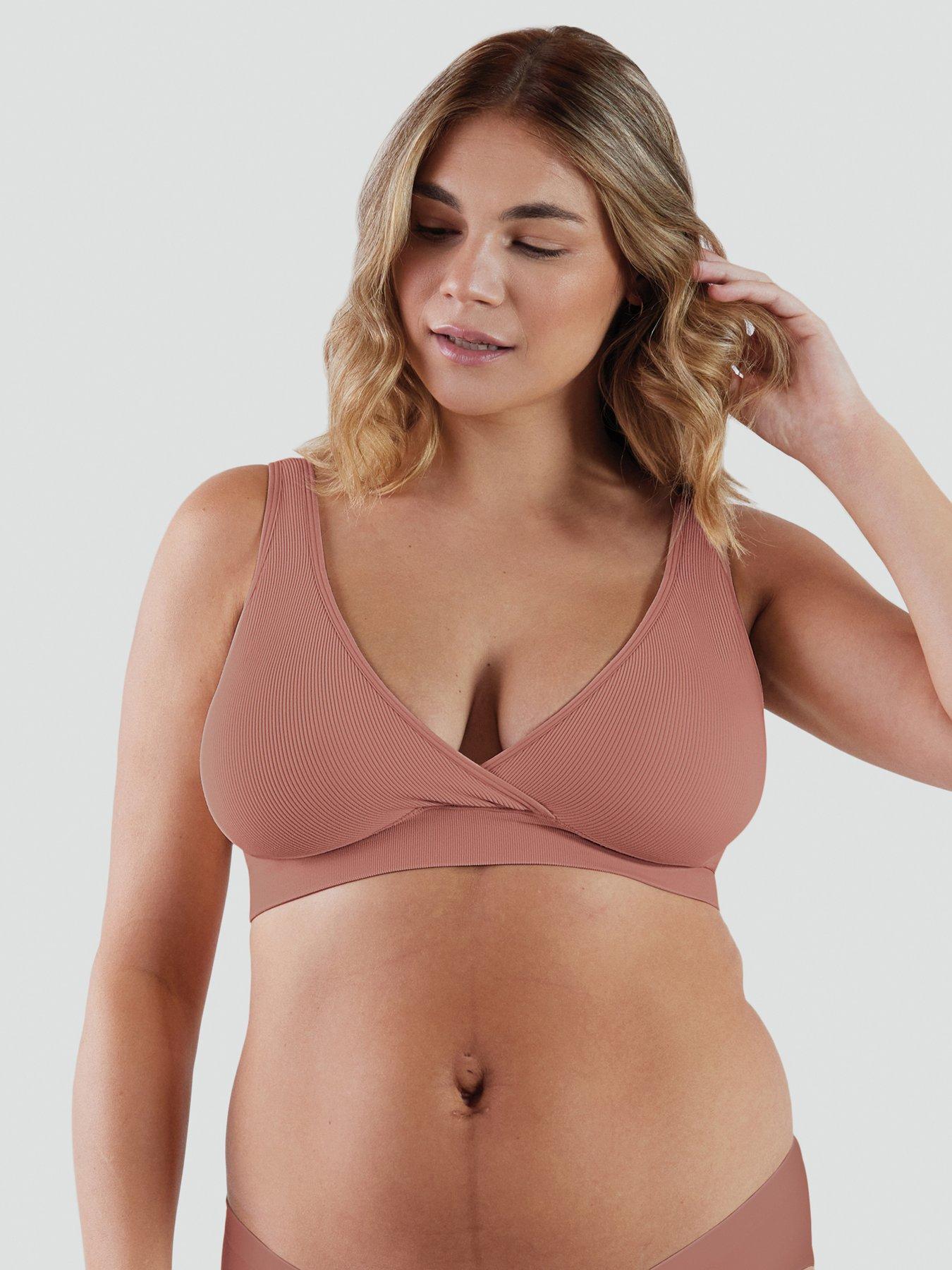  image of bravado-restore-rib-maternitynbspbra-rose