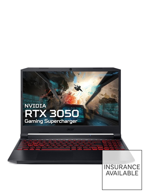 front image of acer-nitro-5-gamingnbsplaptop-156in-fhd-geforce-rtx-3050-graphicsnbspintel-core-i5-8gb-ramnbsp512gb-ssd