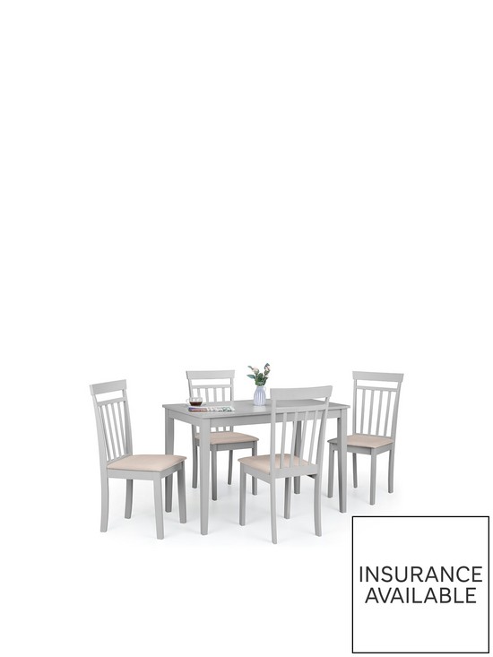 back image of julian-bowen-taku-114-cm-diningnbsptable-4-coast-chairs