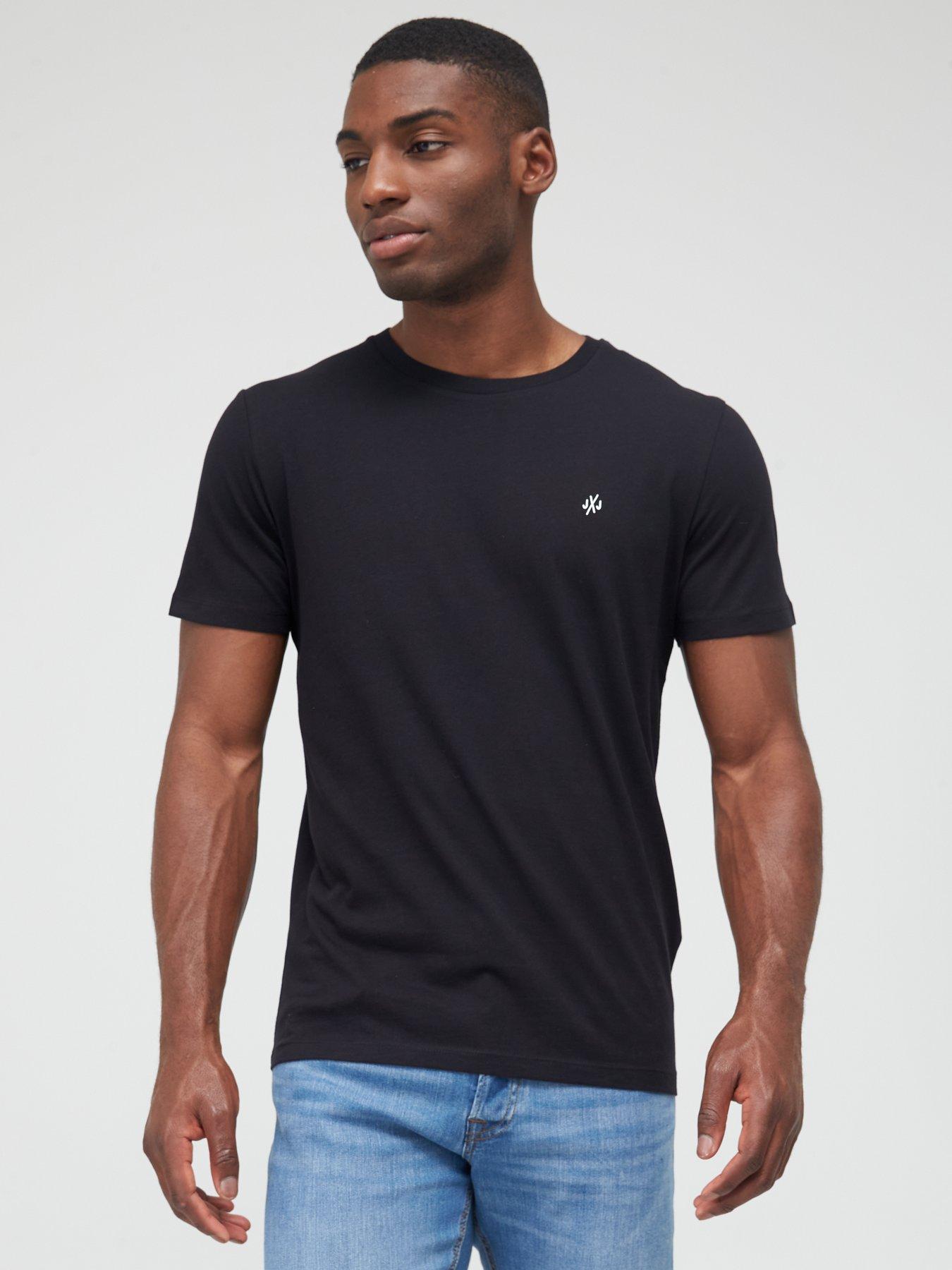 Image 2 of 5 of Jack & Jones Small Logo 5 Pack T-Shirt - Multi