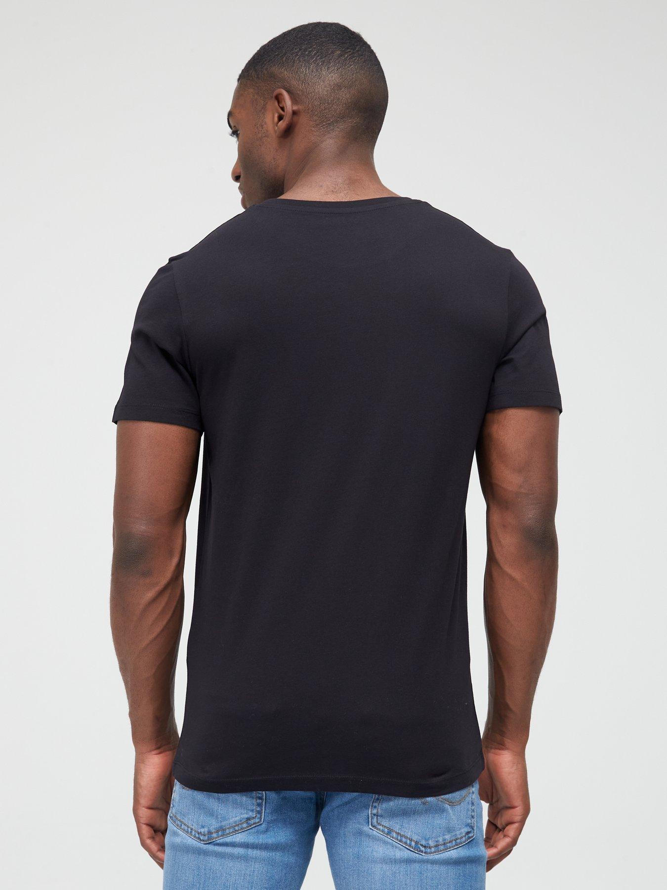 Image 3 of 5 of Jack & Jones Small Logo 5 Pack T-Shirt - Multi