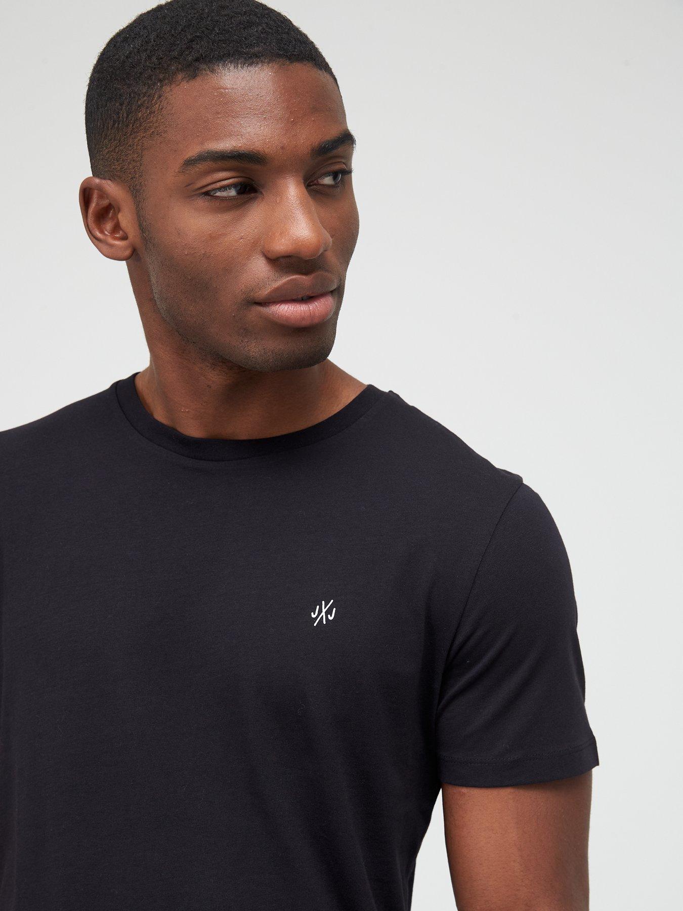 Image 5 of 5 of Jack & Jones Small Logo 5 Pack T-Shirt - Multi