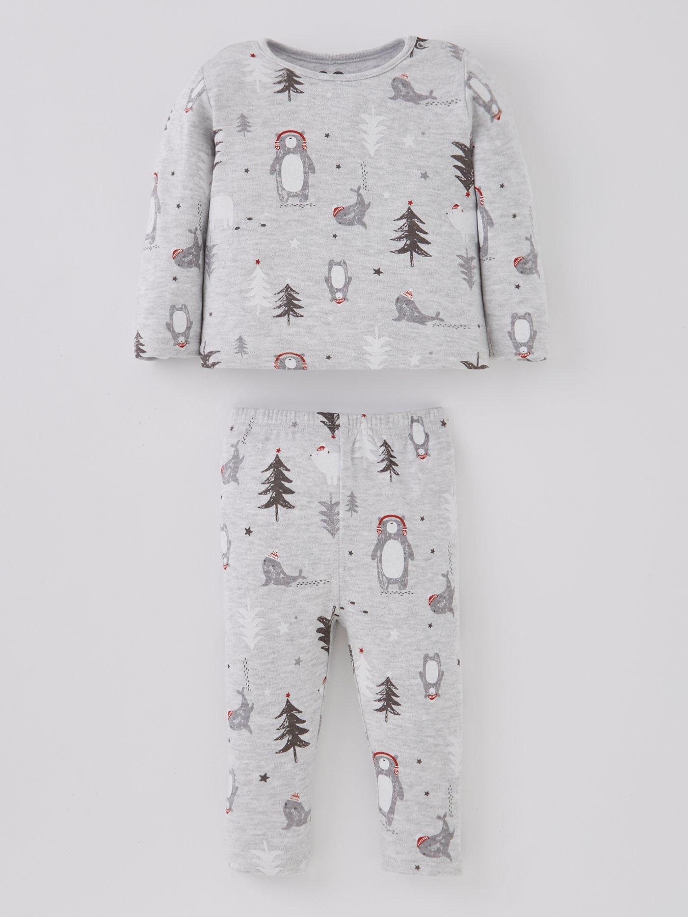 Mini V by Very Baby Unisex Christmas Long Sleeve TShirt And Legging