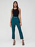  image of v-by-very-military-button-tab-tapered-trouser-green