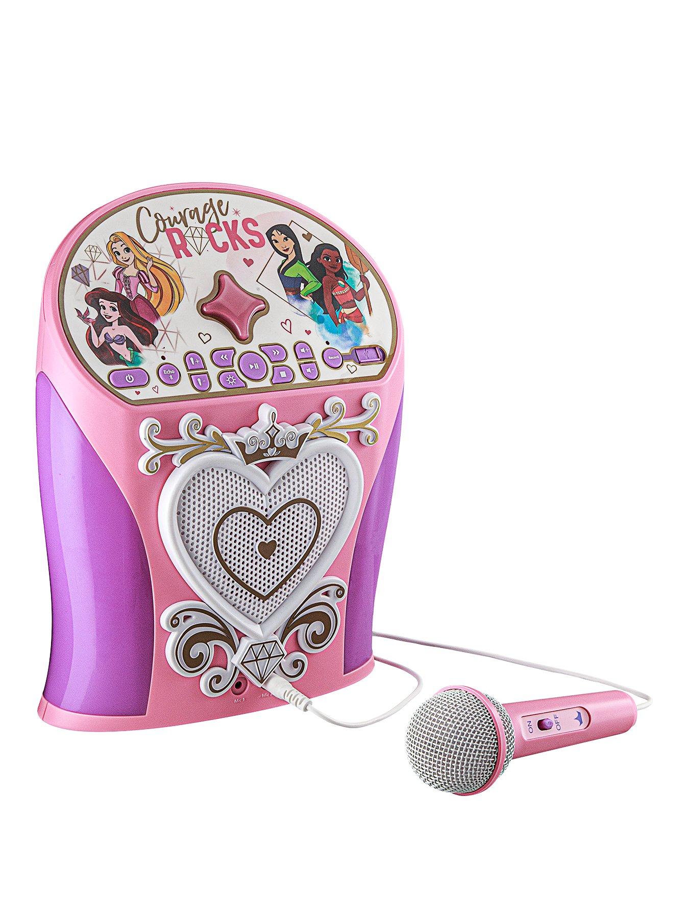 Disney Princess Ez Link Bluetooth Mp3 Karaoke With Microphone Littlewoods Com