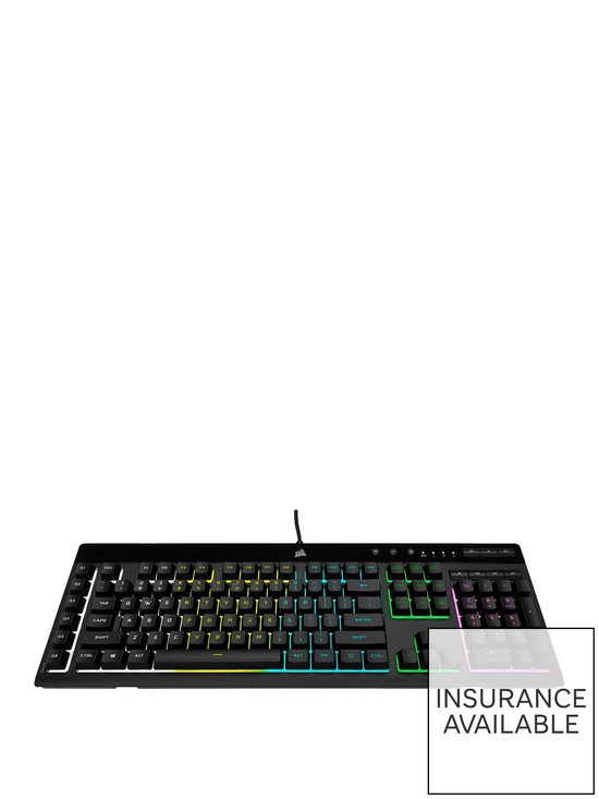 stillFront image of corsair-k55-rgb-pro-gaming-keyboard--nbsp5z-rgb-rubber-dome