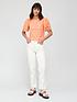  image of v-by-very-embroidered-scallop-sleeve-t-shirt-coral