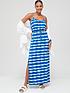 image of v-by-very-tie-dye-strappy-maxi-dress