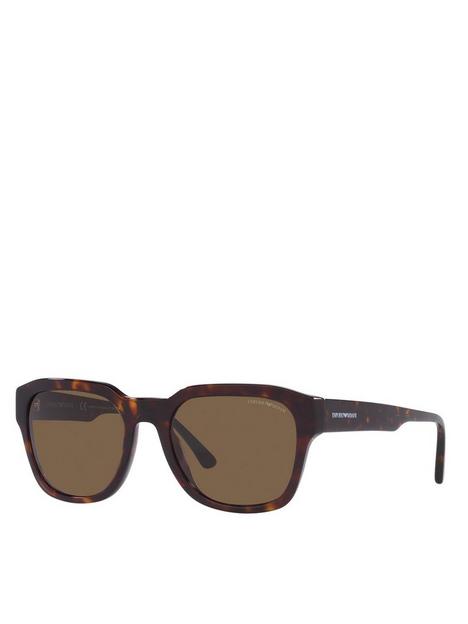 emporio-armani-square-shiny-havana-frame-dark-brown-lens-sunglasses