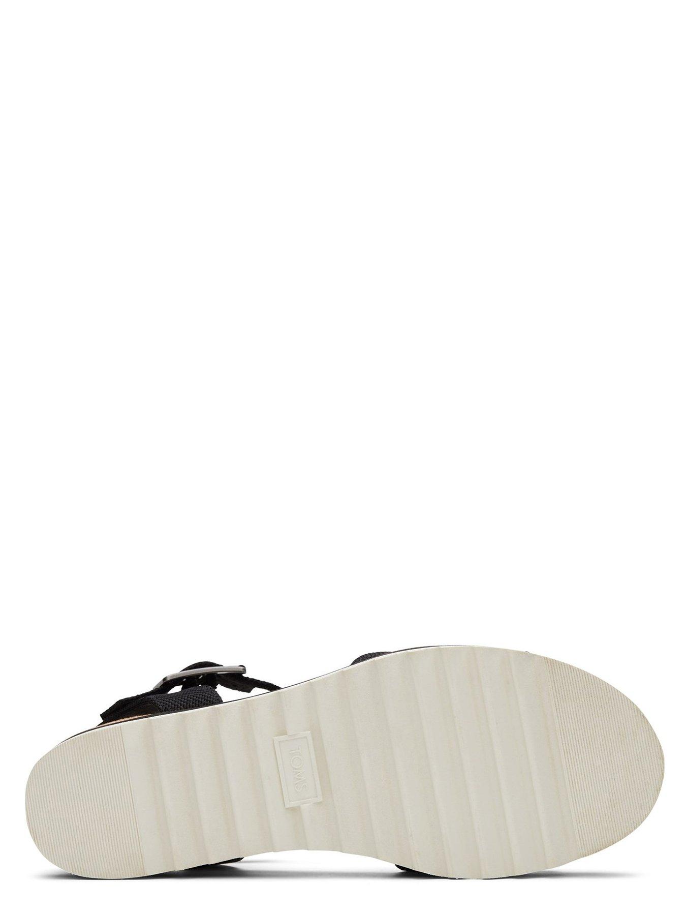 Image 5 of 5 of TOMS Diana Wedge Sandals - Black