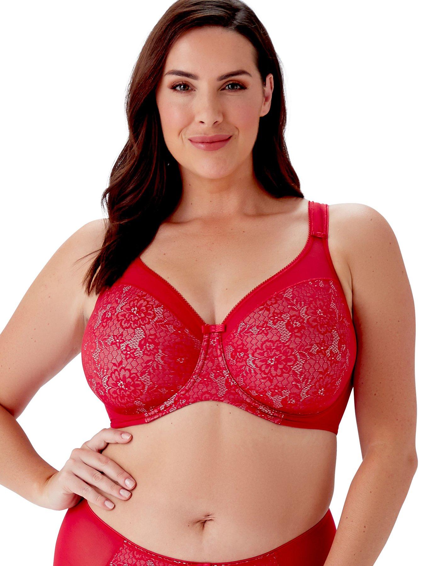 undefined Beauty Everyday Minimiser Bra - Red
