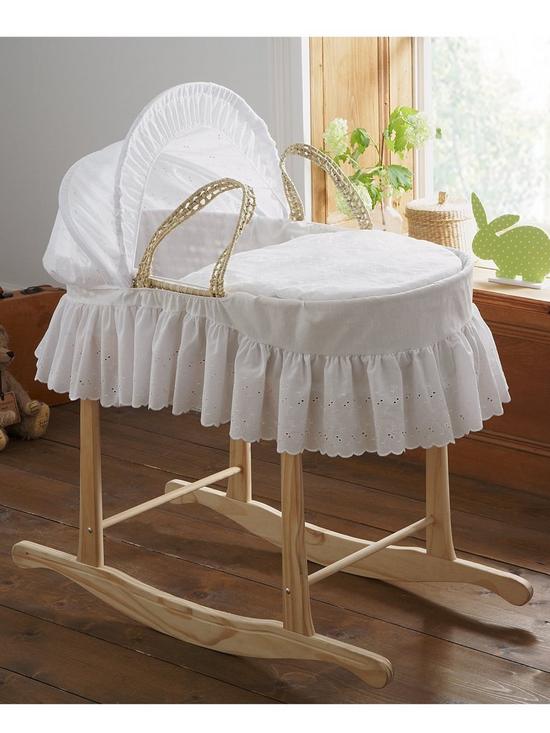 back image of clair-de-lune-moses-basket-rocking-stand