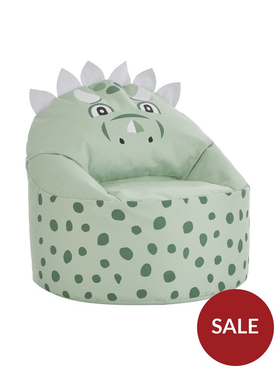 front image of kaikoo-dinosaur-beanbag-chair