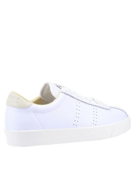 stillFront image of superga-2843-club-s-comfort-leather-trainers-white