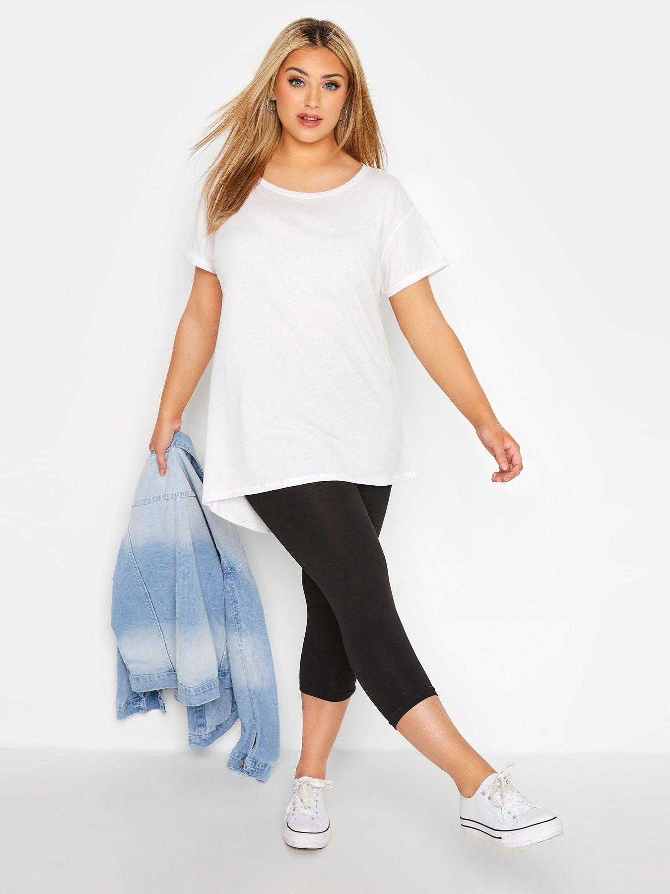  image of yours-clothing-khaki-geo-2pk-crop-leggings