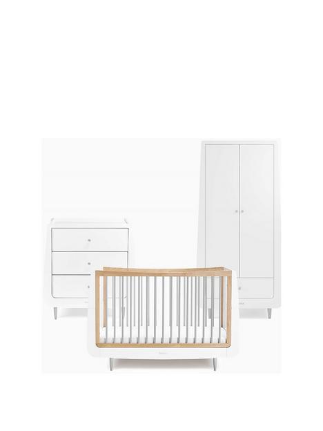 snuz-snuzkot-skandi-3-piece-nursery-furniture-setnbsp--whitegrey