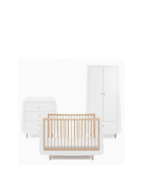 snuz-snuzkot-skandi-3-piece-nursery-furniture-setnbsp--whitenatural